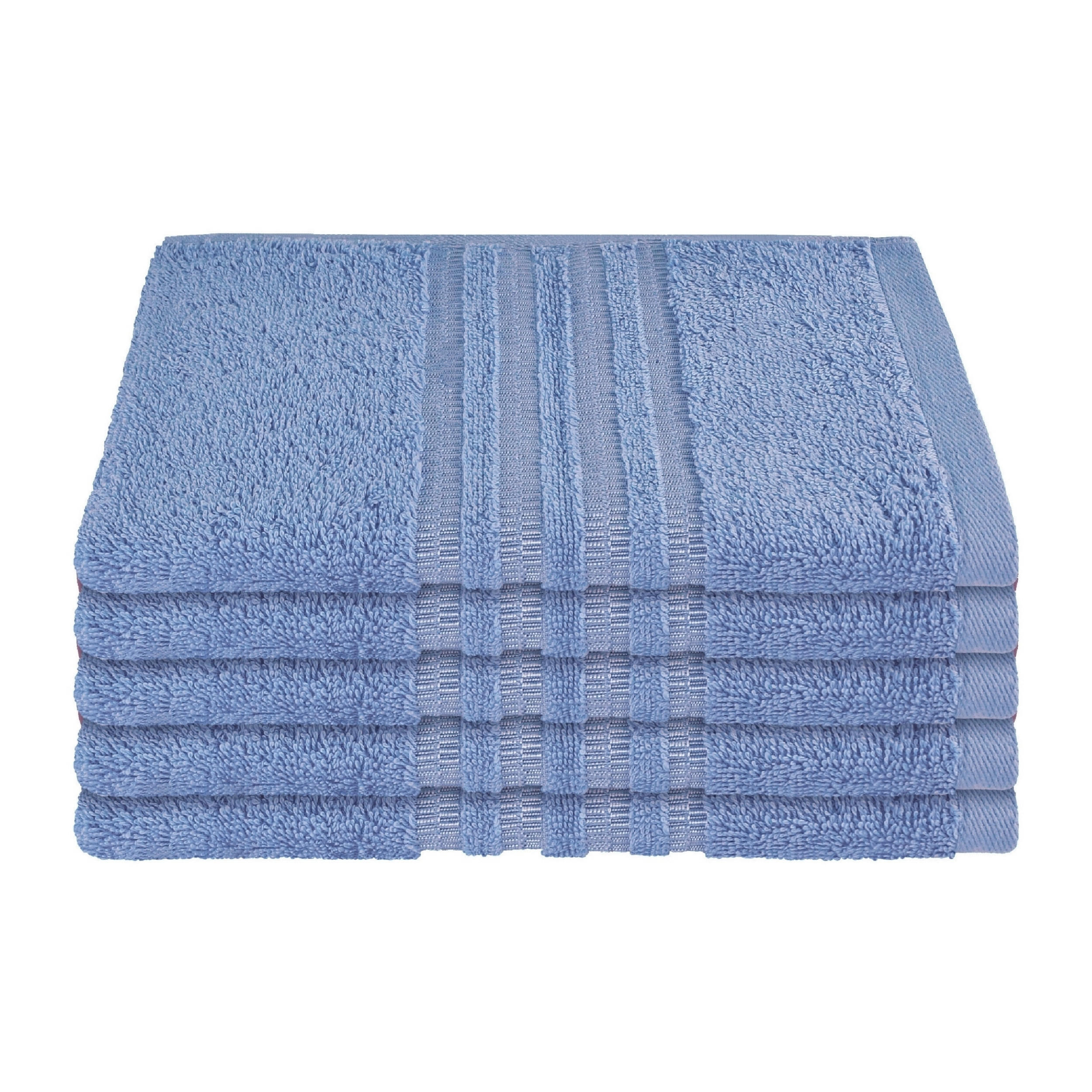 GÄSTETUCHSET Milano - 5-teilig - 30 x 50 cm - Hellblau - Hellblau, Textil (30/50cm) - SCHIESSER