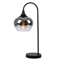 LED TISCHLEUCHTE MAXY Schwarz Metall Glas - Schwarz, Glas (27.5/18/54cm) - Globo Lighting