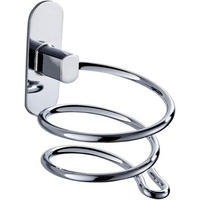HAARTROCKNERHALTER ,Bohrfreie Montage - Silberfarben, Metall (9.5/12/9.5cm) - BELZ