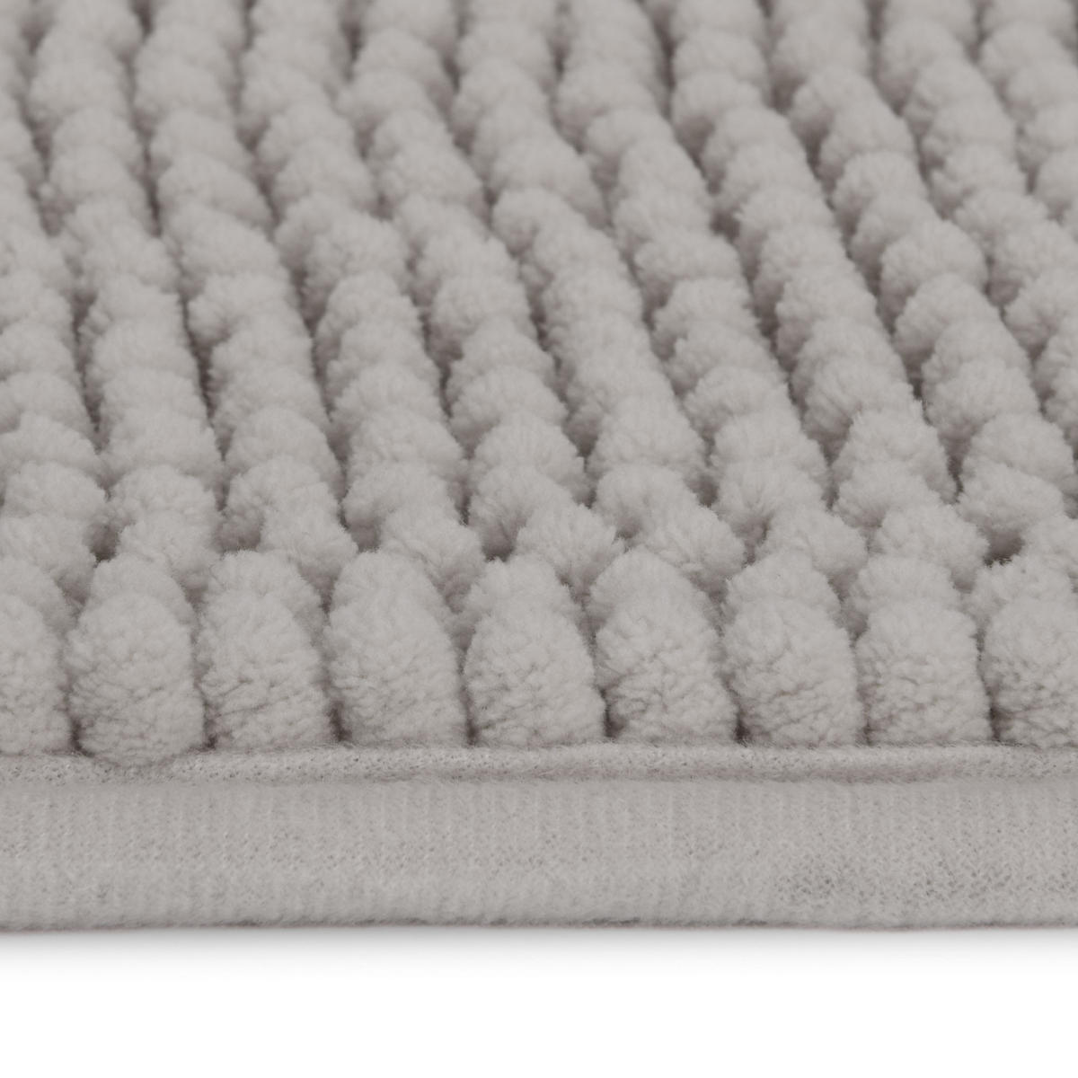 VORLEGER MATTE BeauMare WR 50/50 cm Hellgrau - Hellgrau, Textil (50/50cm) - Beautissu 