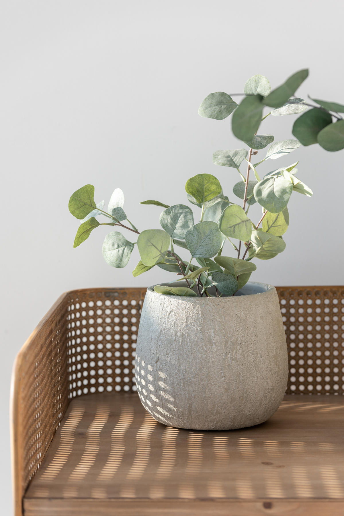 BLUMENTOPF SPIKKEL - Grau - 20/20/18.5 cm - Grau, Keramik (20/18.5cm) - J-Line