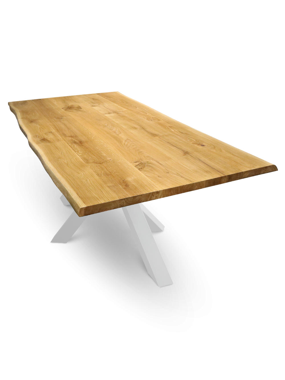 TISCHPLATTE 100 cm x 70 cm mit Baumkante - Eichefarben, Holz (100/70/4cm) - holz4home®