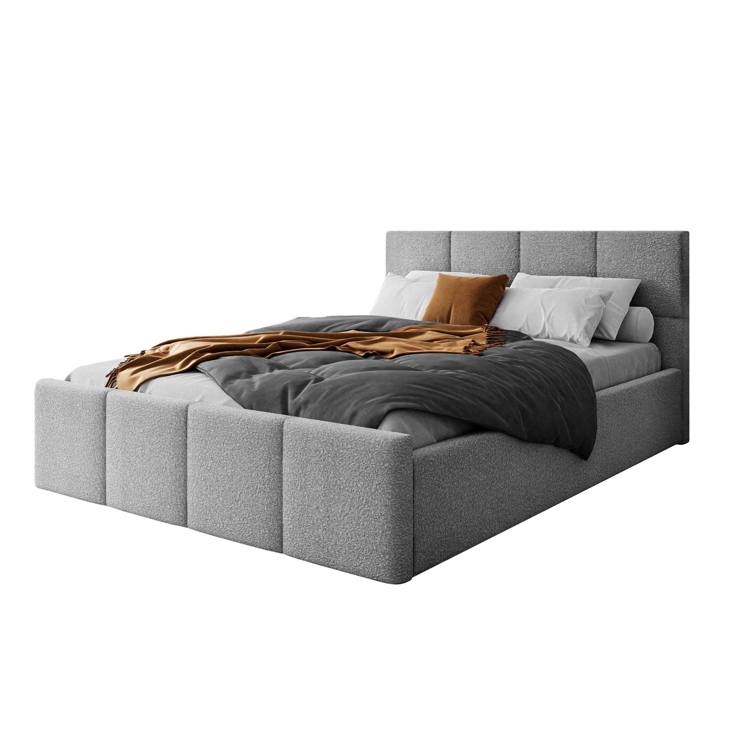 Lookway Polsterbett Grau 180x200 cm