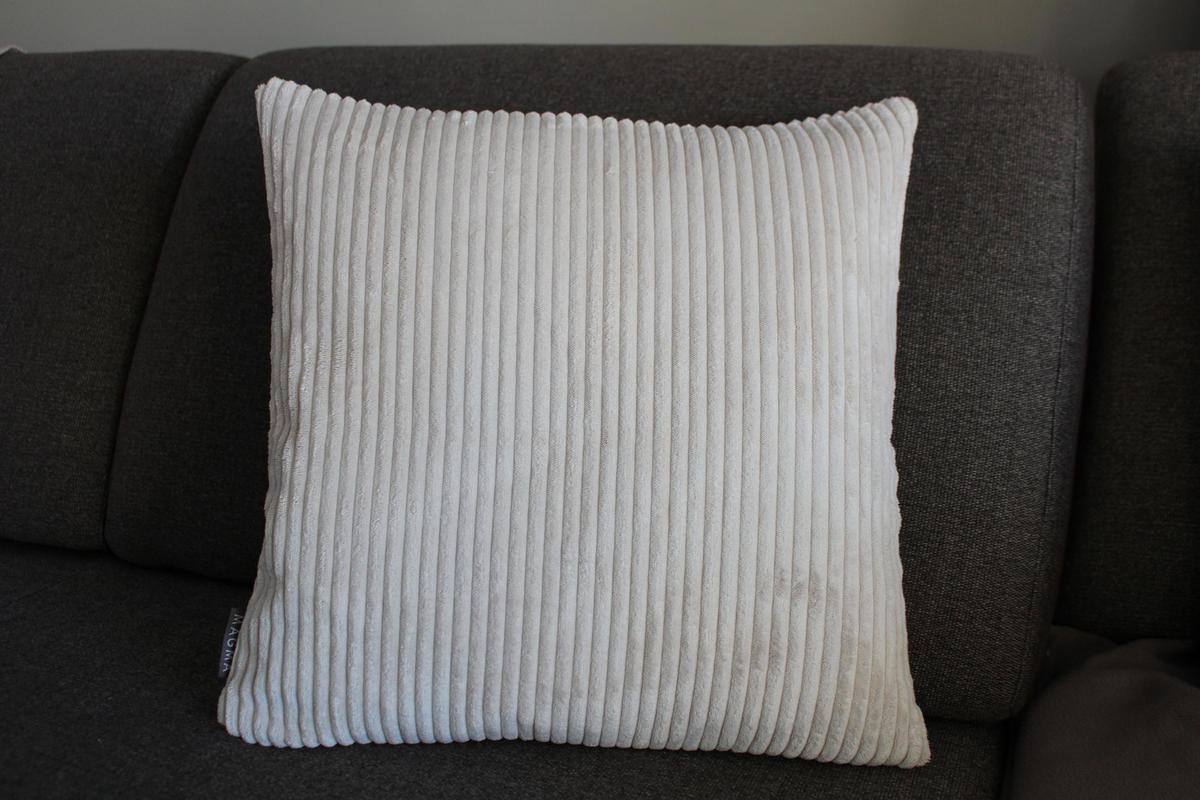 KISSENHÜLLE Shara Cord Look beige - Beige, Textil (45/45cm) - Magma Heimtexx