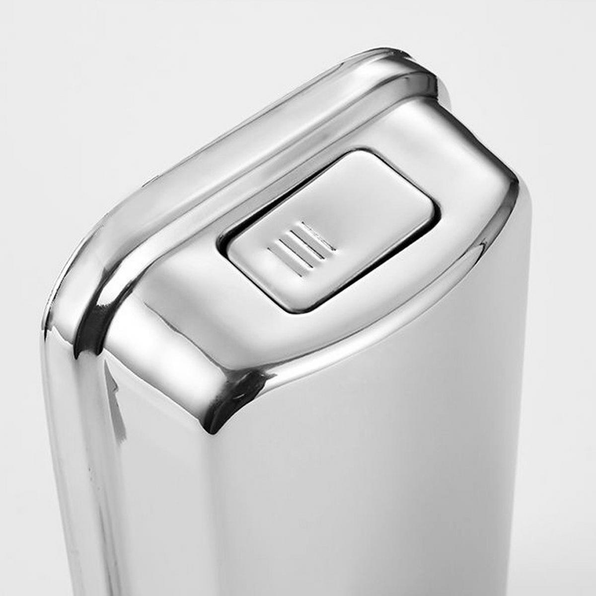 SEIFENSPENDER , 500-ml-Wandseifenspender - Grau, Metall (5.5/15/10.5cm) - BELZ