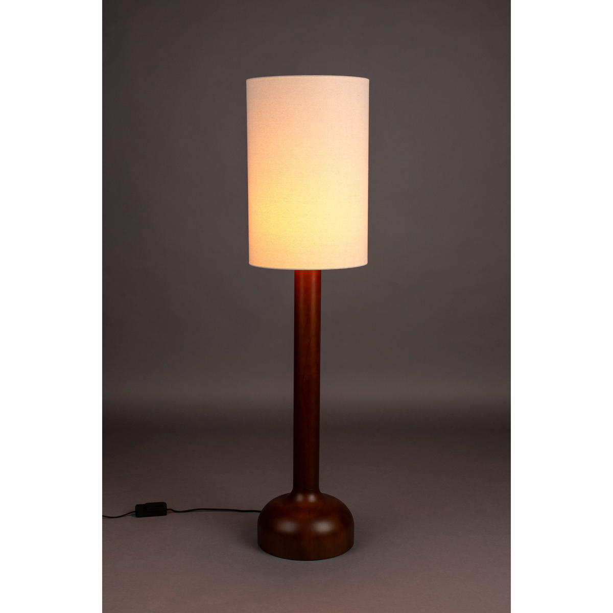 STEHLAMPE Jones - Beige, Holz (35/35/140cm) - Dutchbone
