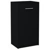 KOMMODE Bodo 1D Schwarz 40/35/75 cm Elegant - Schwarz, Holzwerkstoff (40/75/35cm) - Matkam Möbel