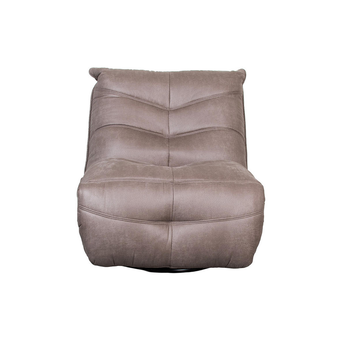 SESSEL Powernap station - Taupe - 60/80/62 cm - Taupe, Textil (60/80/62cm) - LABEL51