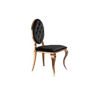 ESSZIMMERSTUHL LINDA Schwarz Velvet - Schwarz, Textil (50/92/56cm) - KAWOLA