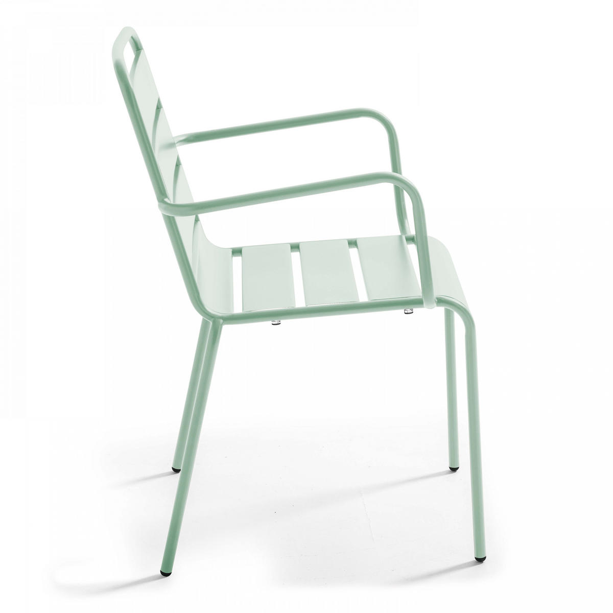 GARTENSET 7-tlg., Salbeigrünen - Hellgrün, Metall - Oviala