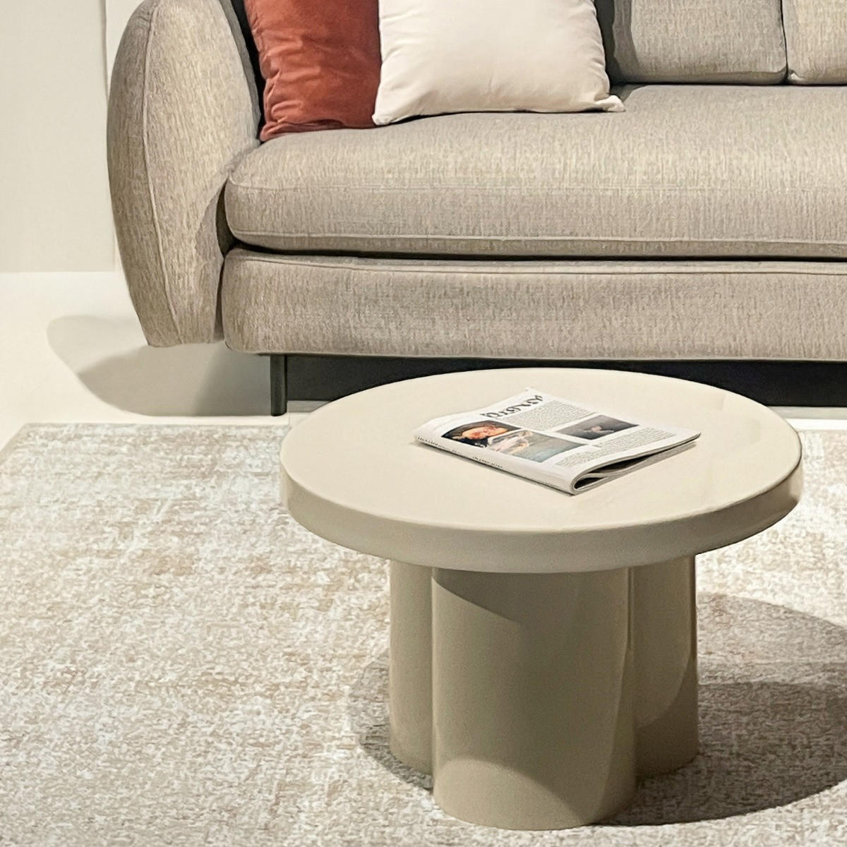 COUCHTISCH Noa Weiß 56.5 /56.5 /35.5 cm - Weiß, Metall (56.5/56.5/35.5cm) - Livingfurn