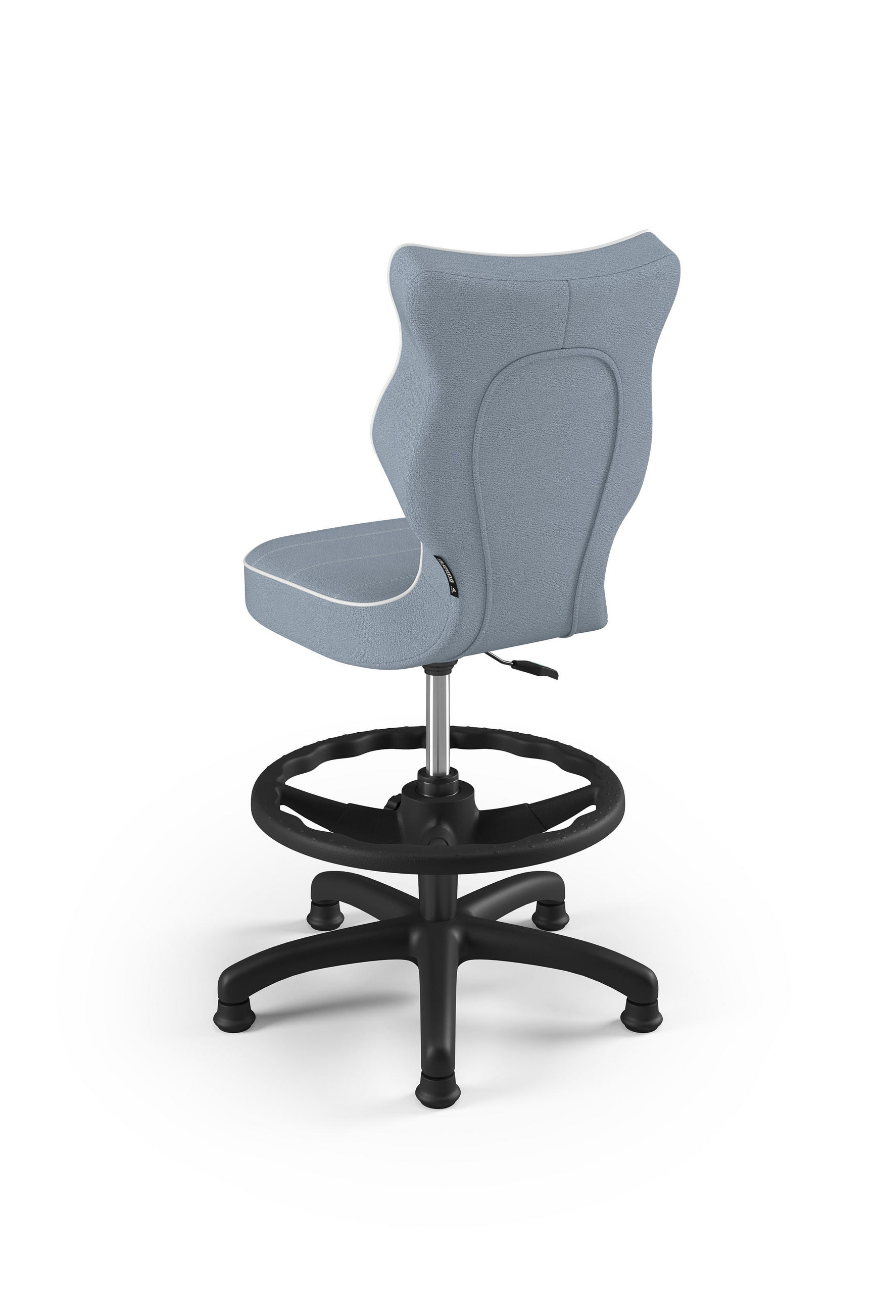 KINDERSTUHL Petit mit Fußstütze - Blau, Textil (66/90/66cm) - RAUMHIRSCH FURNITURE