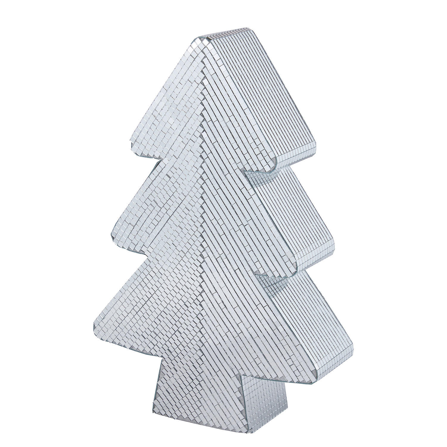 TANNENBAUM Disco - Silberfarben, Glas (8/35/22cm) - Butlers