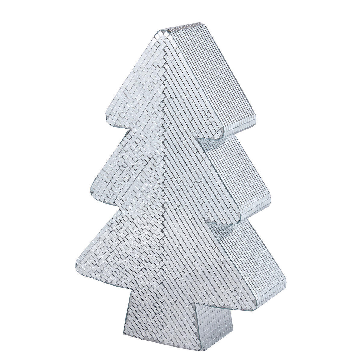 TANNENBAUM Disco - Silberfarben, Glas (8/35/22cm) - Butlers