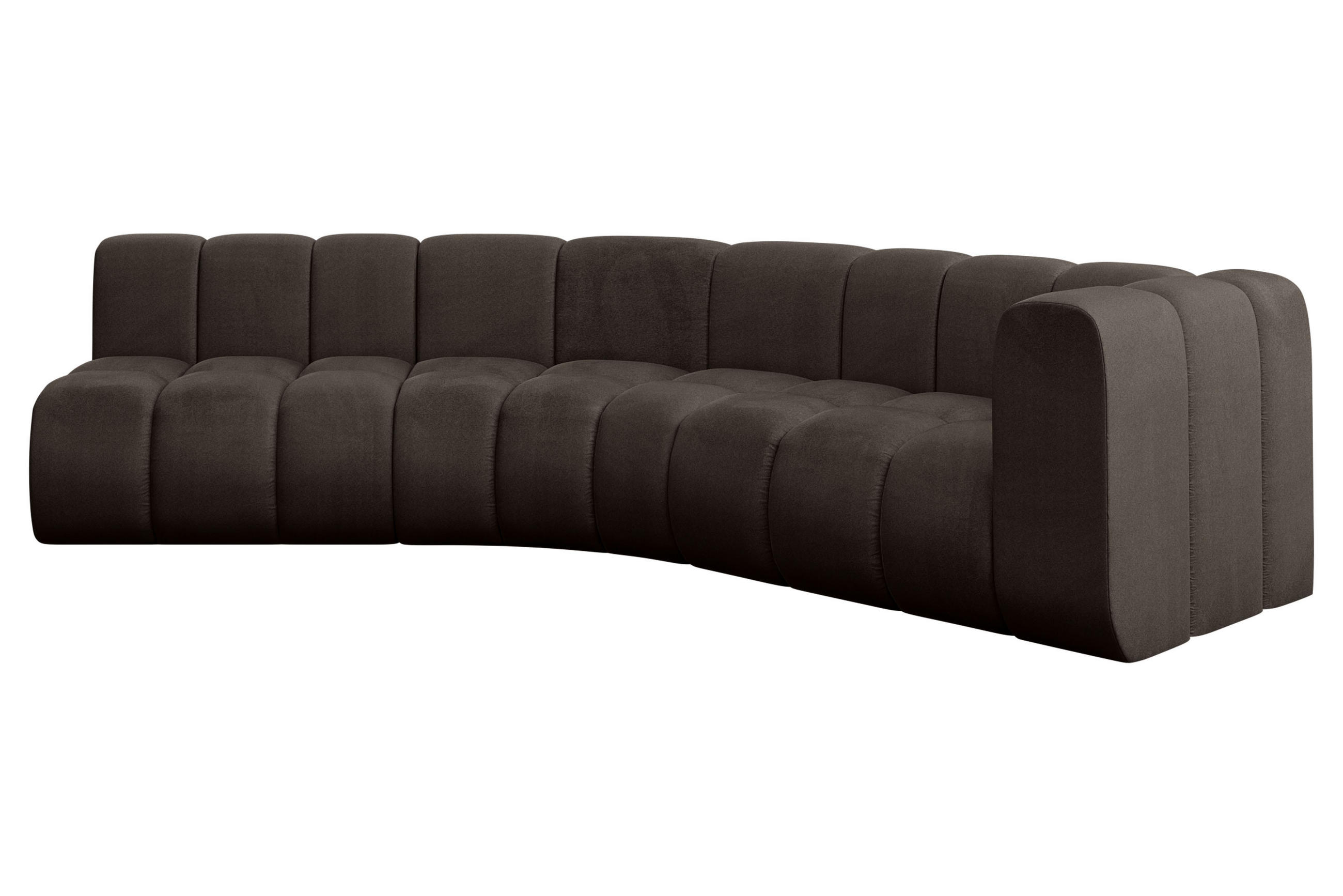 Altdecor Ecksofa Braun 308x194 cm