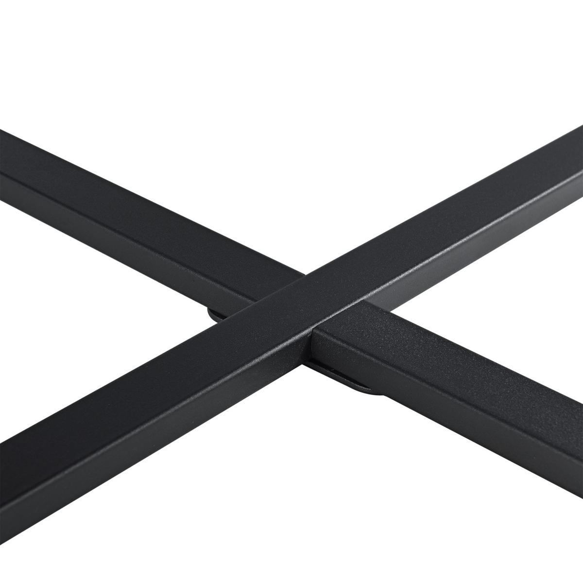 COUCHTISCH Vadstena 80/80/45 - Schwarz, Holzwerkstoff (80/80/45cm) - [en.casa]