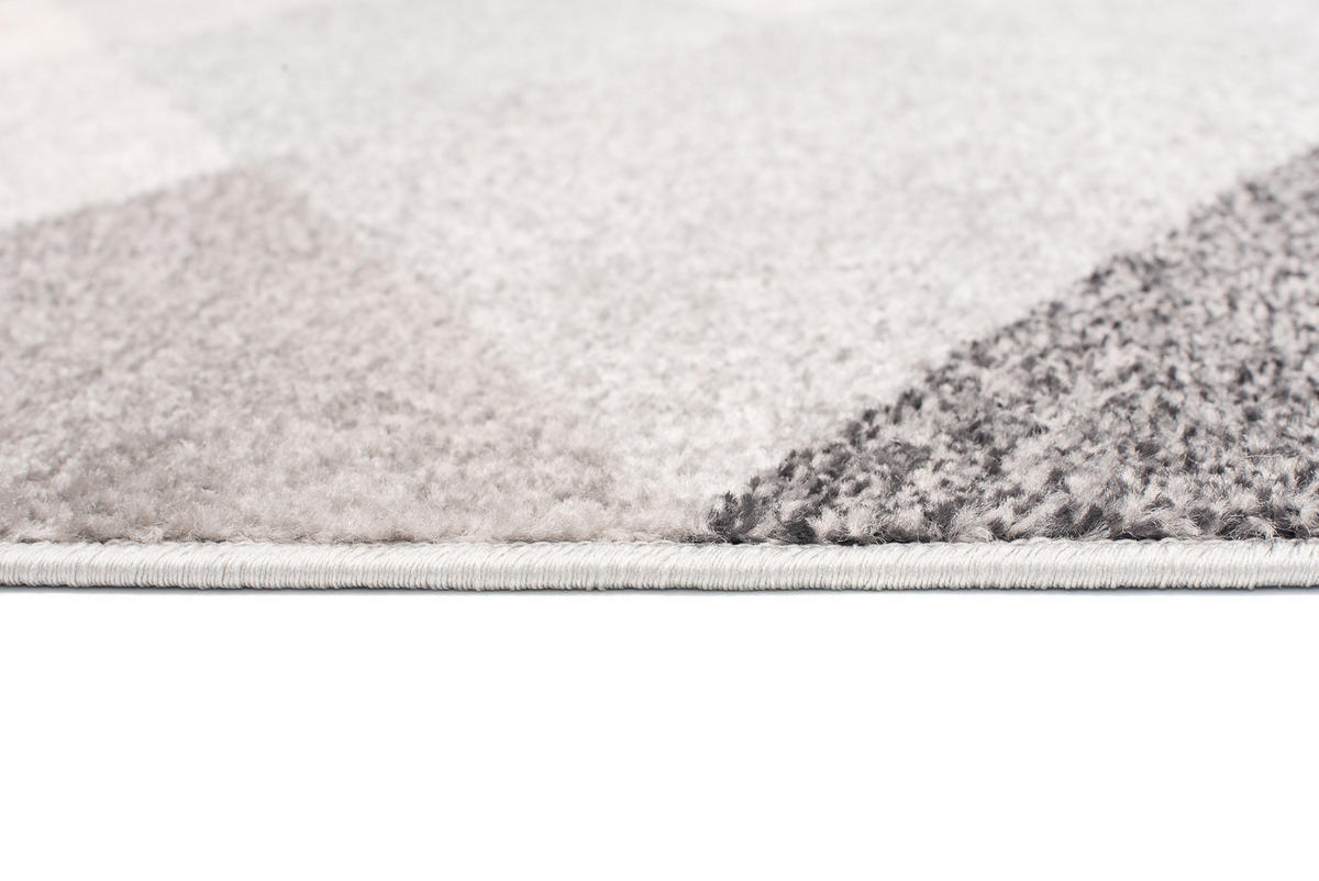 TEPPICH LAZUR Gelb 80/150 cm - Hellgelb/Grau, Kunststoff (80/150cm) - Tapiso