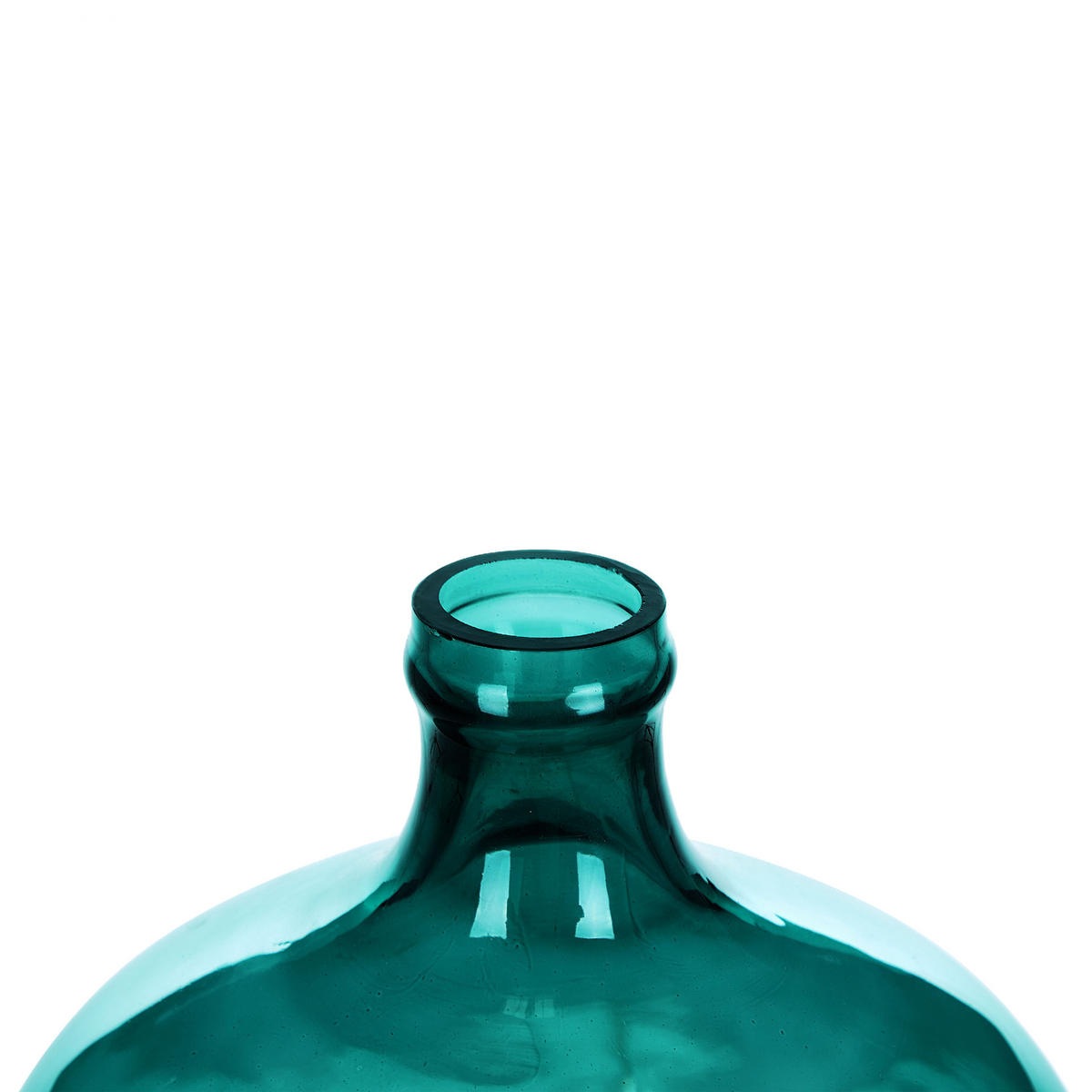 DEKOVASE Glas blau Roti - Türkis, Glas (39cm) - Beliani