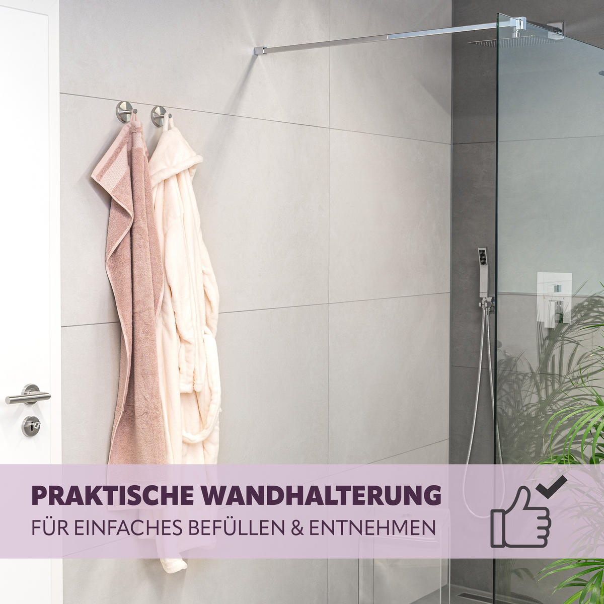 HANDTUCHHAKEN PIAZZA 2er-Set, Edelstahl, matt - Edelstahlfarben, Metall (6/4.5/6cm) - bremermann