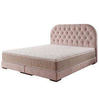 POLSTERBETT LEON4 100x 200 cm Farbe: Beige - Beige, Textil (100/200cm) - A&J MöbelLand
