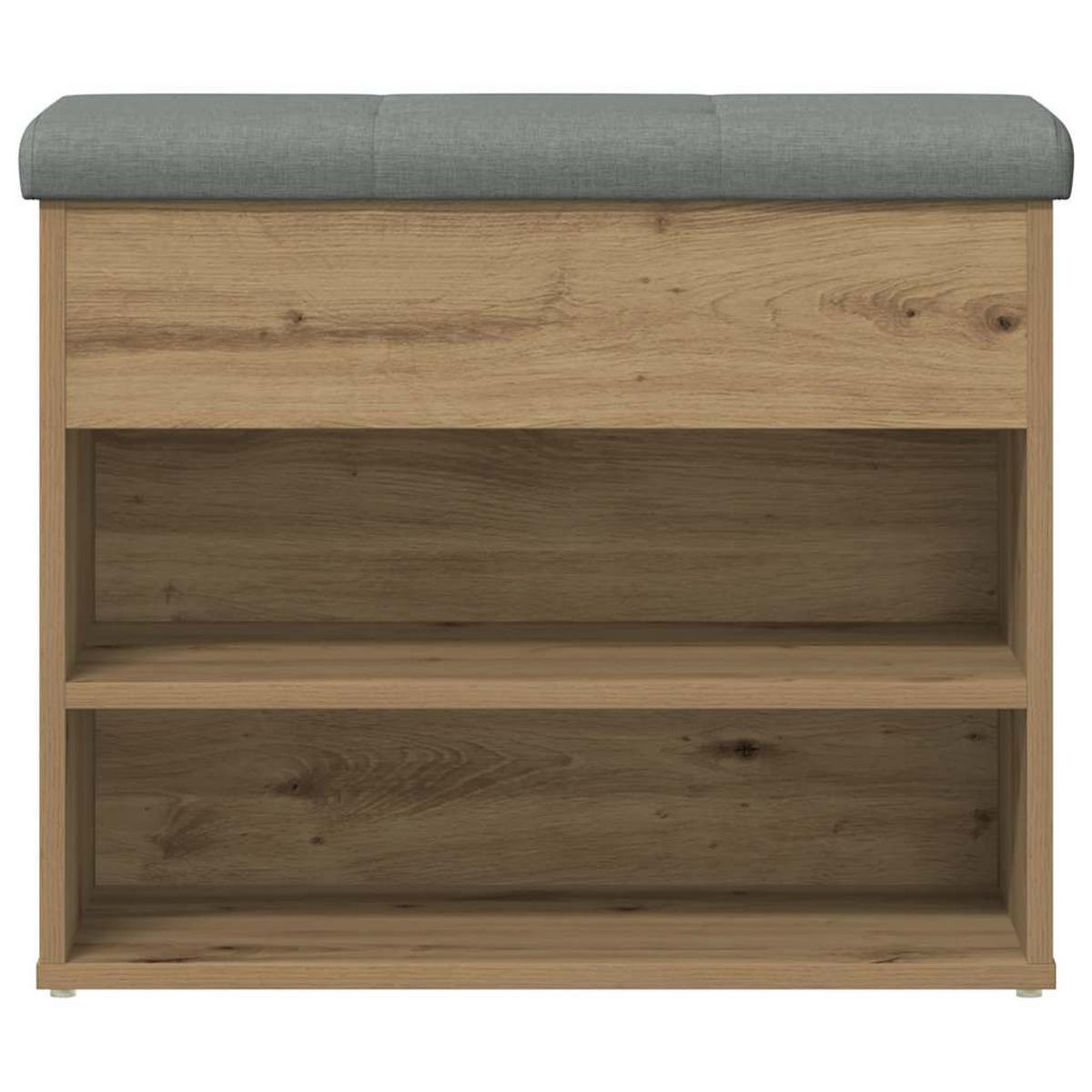 SCHUHBANK Artisan-Eiche 62/32/50 Cm Holzwerkstoff - Braun, Holzwerkstoff (32/50/62cm) - vidaXL