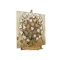 ÖLGEMÄLDE 80/80 cm - Beige/Braun, Holz/Textil (80/80cm) - KUNSTLOFT