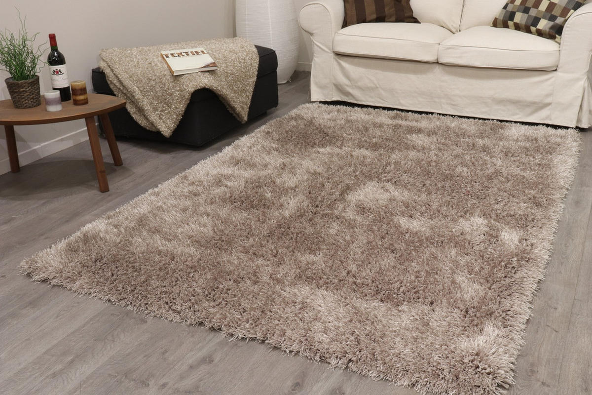 HOCHFLOR-TEPPICH Soho Taupe 200x290 cm - Multicolor, Textil (200/290cm) - Vercai Rugs