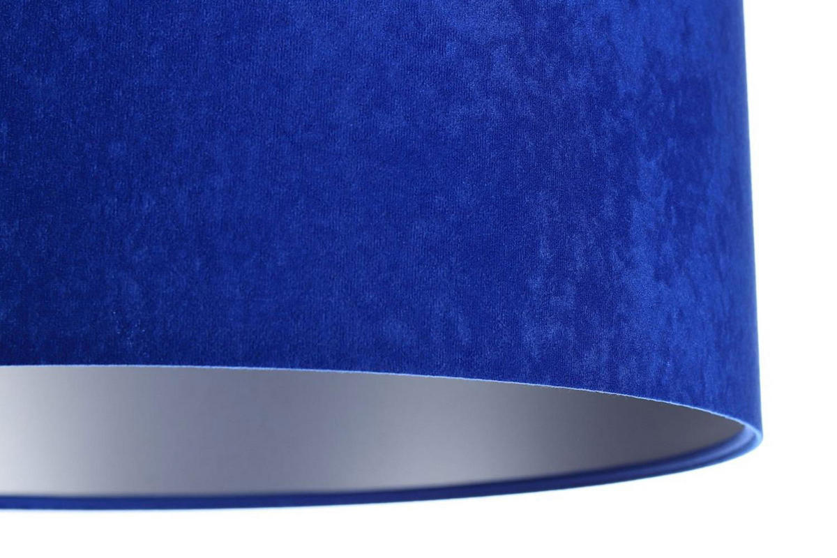 HÄNGELEUCHTE Blau 60/30 cm - Blau/Silberfarben, Kunststoff (60/1.1/30cm) - ONZENO