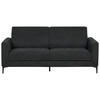 3-SITZER-SOFA schwarz Fenes - Schwarz, Textil (188/90/75cm) - Beliani