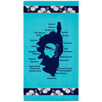 STRANDTUCH Mikrofaser Blau 90x170 250g/m² - Olzo - Blau, Textil (170/90cm) - LE COMPTOIR DE LA PLAGE