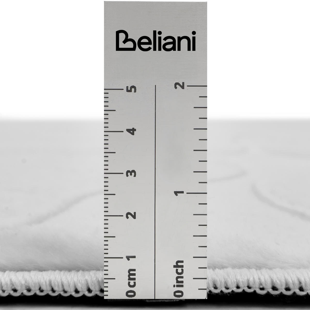TEPPICH Hellgrau 80/300 cm Borah - Hellgrau/Grau, Textil (80/300cm) - Beliani