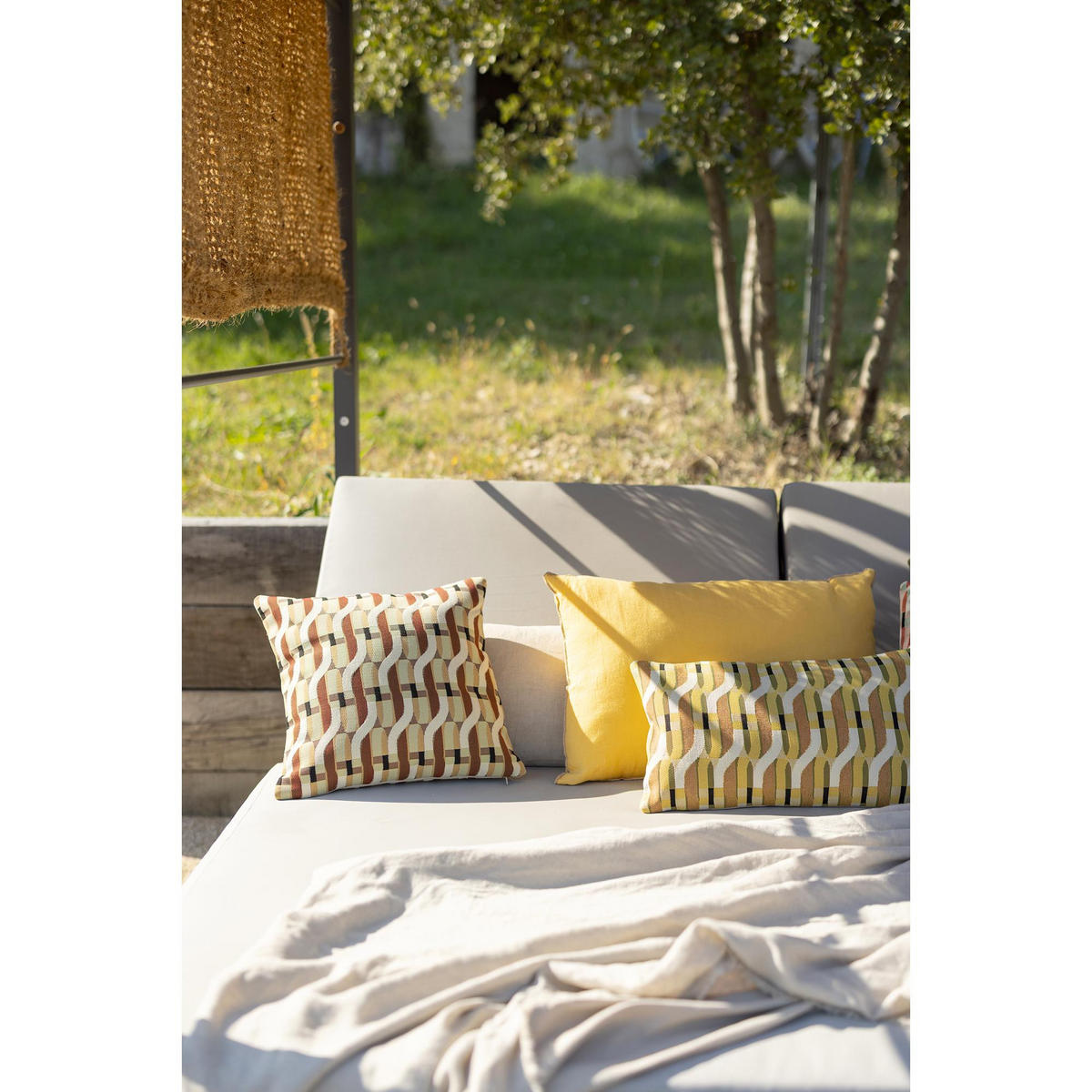 KISSEN Zeff Celeste mango 40 x 65 cm - Gelb, Textil (40/65cm) - Vivaraise