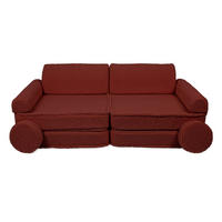 KINDERSOFA, Bearly, Dunkelbraun - Dunkelbraun, Textil (160/24/80cm) - MeowBaby
