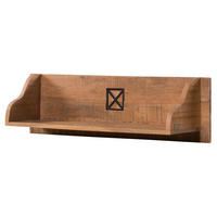 WANDREGAL Akazie 85x22x24 natur versiegelt NATURE OF SPIRIT #317 - Braun, Holzwerkstoff (85/24/22cm) - Massivmoebel24