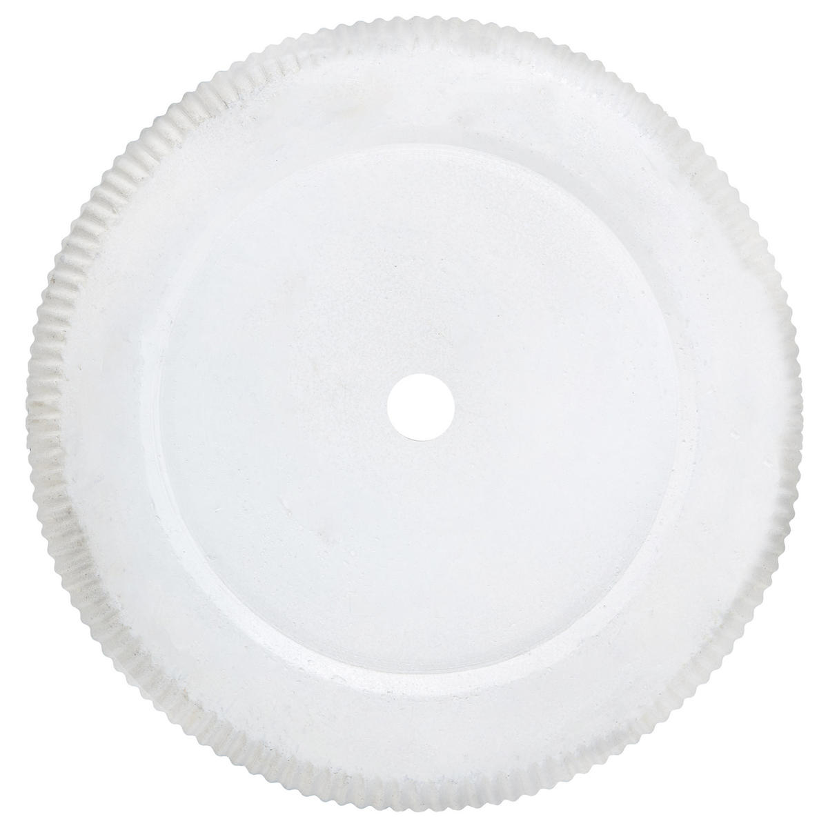 BLUMENTOPF Weiß Oreoi - Weiß, Naturmaterialien (45cm) - Beliani