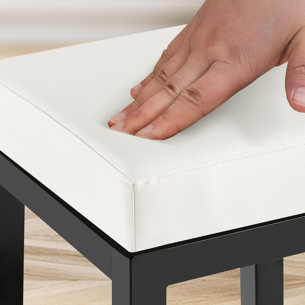 Thumbnail - CLP Barhocker, Weiß, Textil, 37x78x37 cm, Esszimmer, Barmöbel, Barhocker