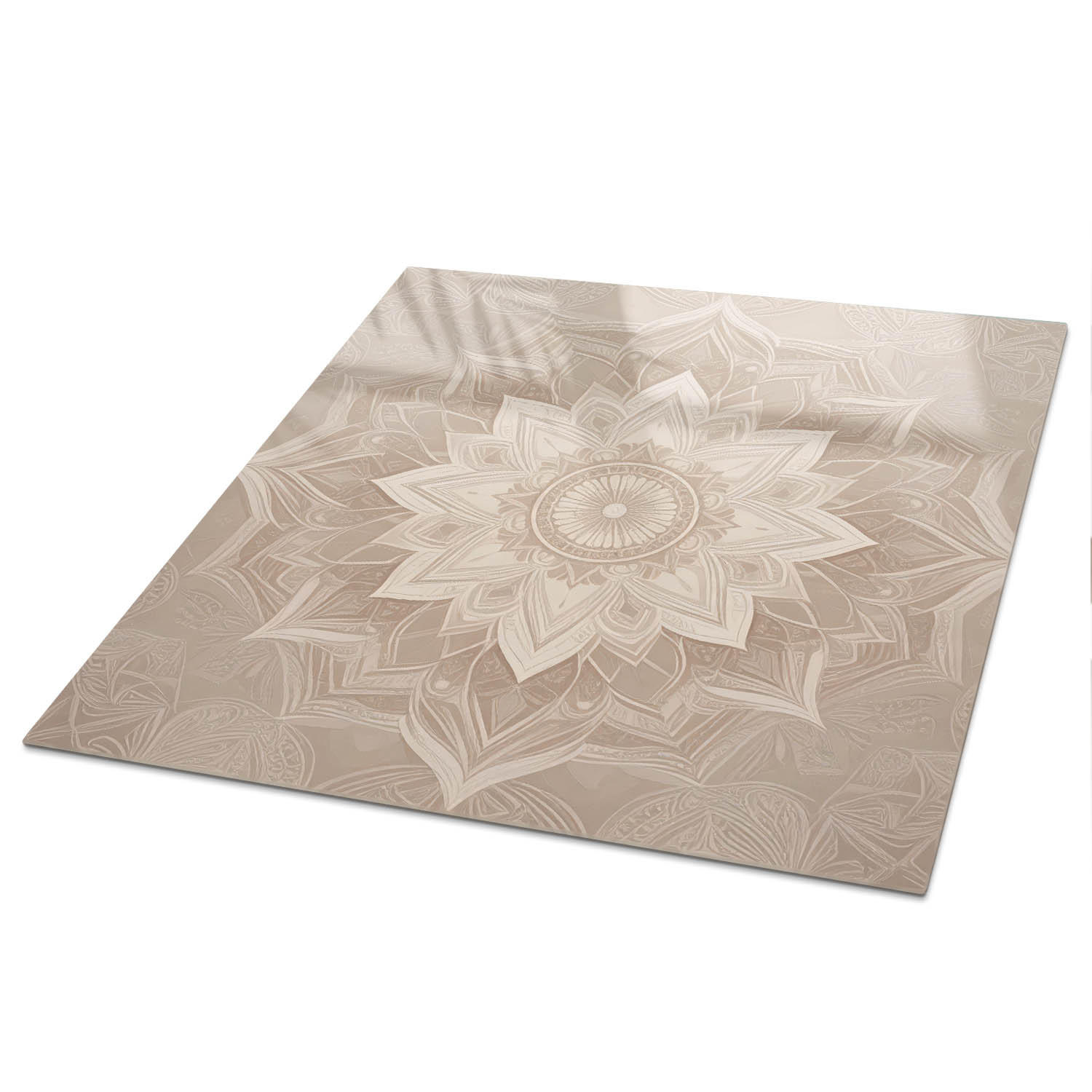 Wallfluent Tischplatte Braun 50x0.4x50 cm