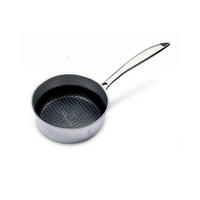 STIELTOPF Silber 18/18/8.5 cm BH6559 - Silberfarben, Metall (18cm) - Berlinger Haus