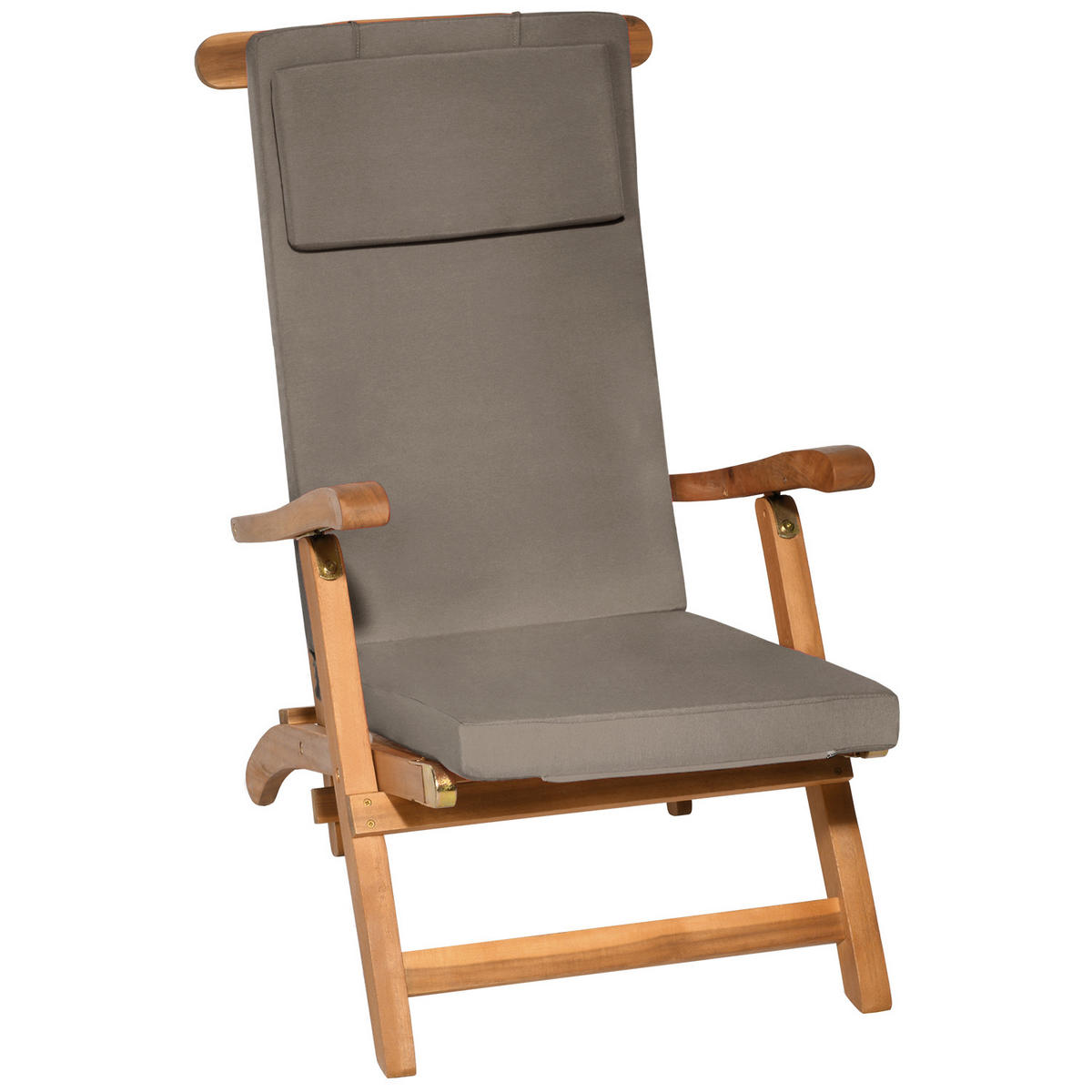 DECKCHAIRAUFLAGE Loftlux DC 175x45x5cm Taupe - Taupe, Textil (45/175cm) - Beautissu 
