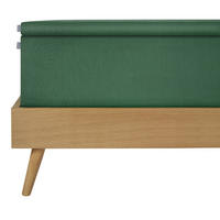 TOPPERSPANNBETTLAKEN Flexi - 95/5 - 180 x 200 cm - Dunkelgrün - Dunkelgrün, Textil (180/200cm) - SCHIESSER