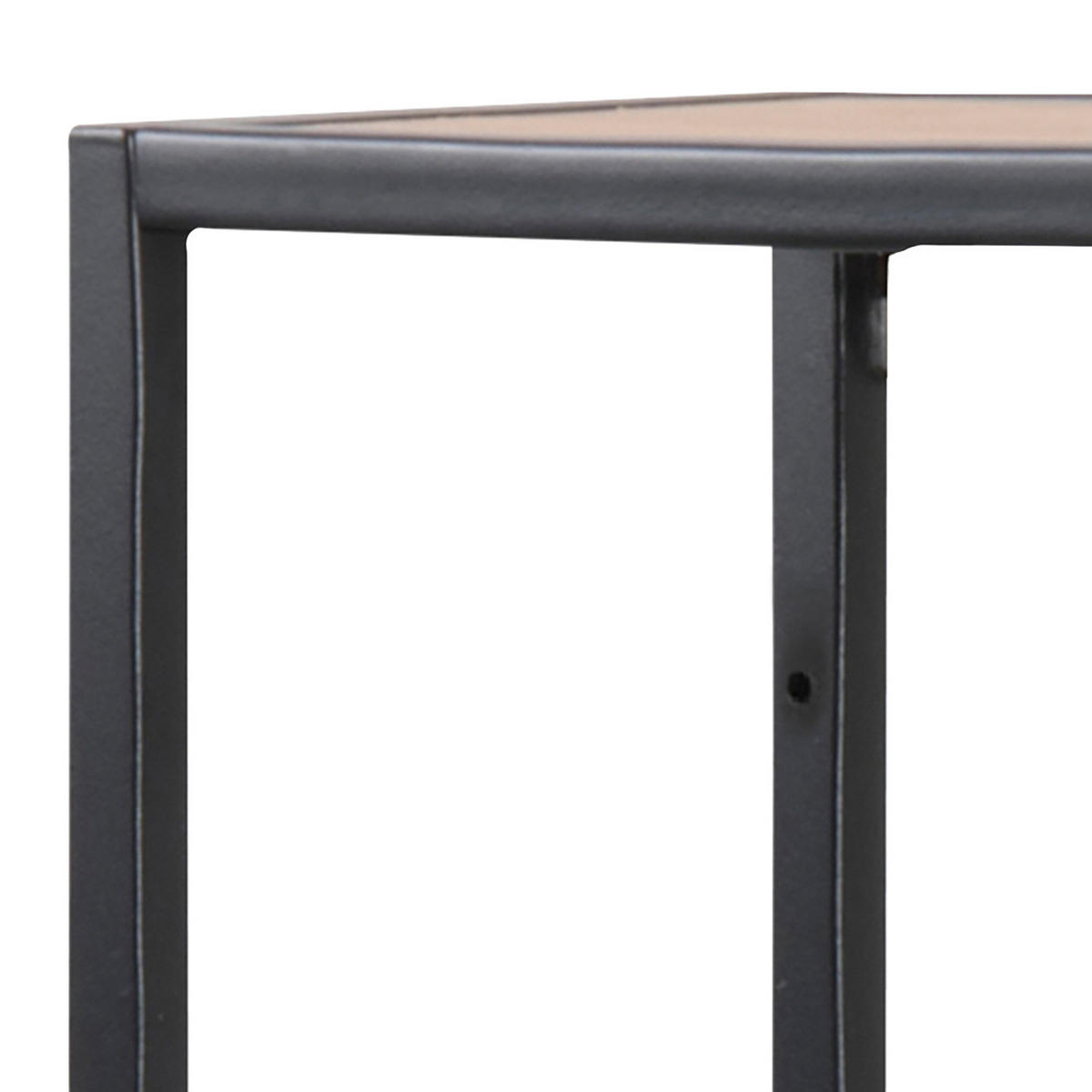 WANDREGAL - Wildeiche, Holzwerkstoff/Metall (75/91/20cm) - home24