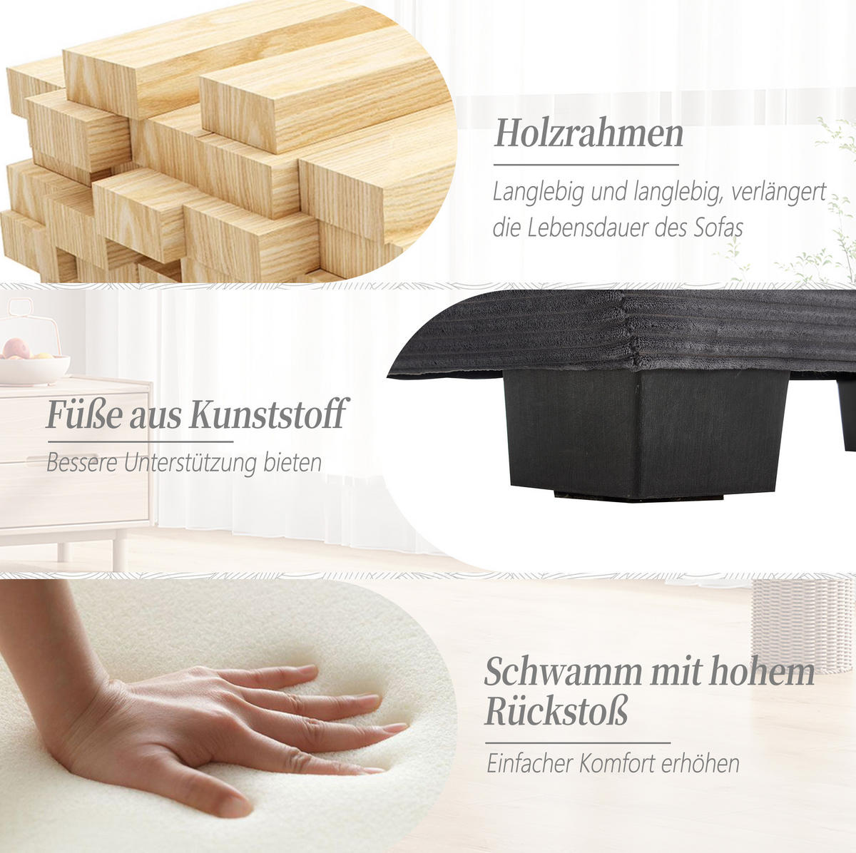 2-SITZER 224/81/81 cm dunkelgrau aus Samt mit ultratiefem Sitz - Dunkelgrau, Textil (81/81/224cm) - OKMYHOME