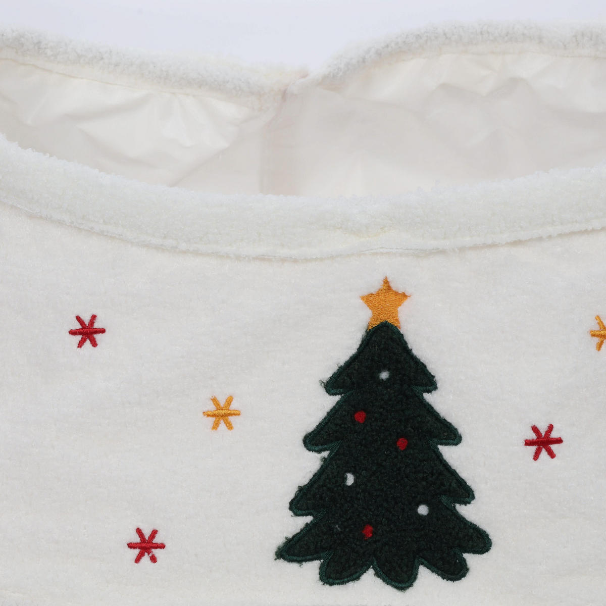 WEIHNACHTSBAUMROCK Ø 60 cm - Weiß/Grün, Textil (60/25cm) - Home Styling Collection