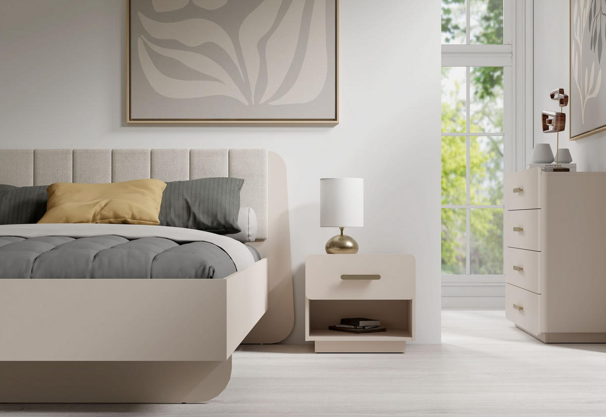 NACHTTISCH Beige 53/48/41 - Beige, Holzwerkstoff (53/48/41cm) - RAUMHIRSCH FURNITURE