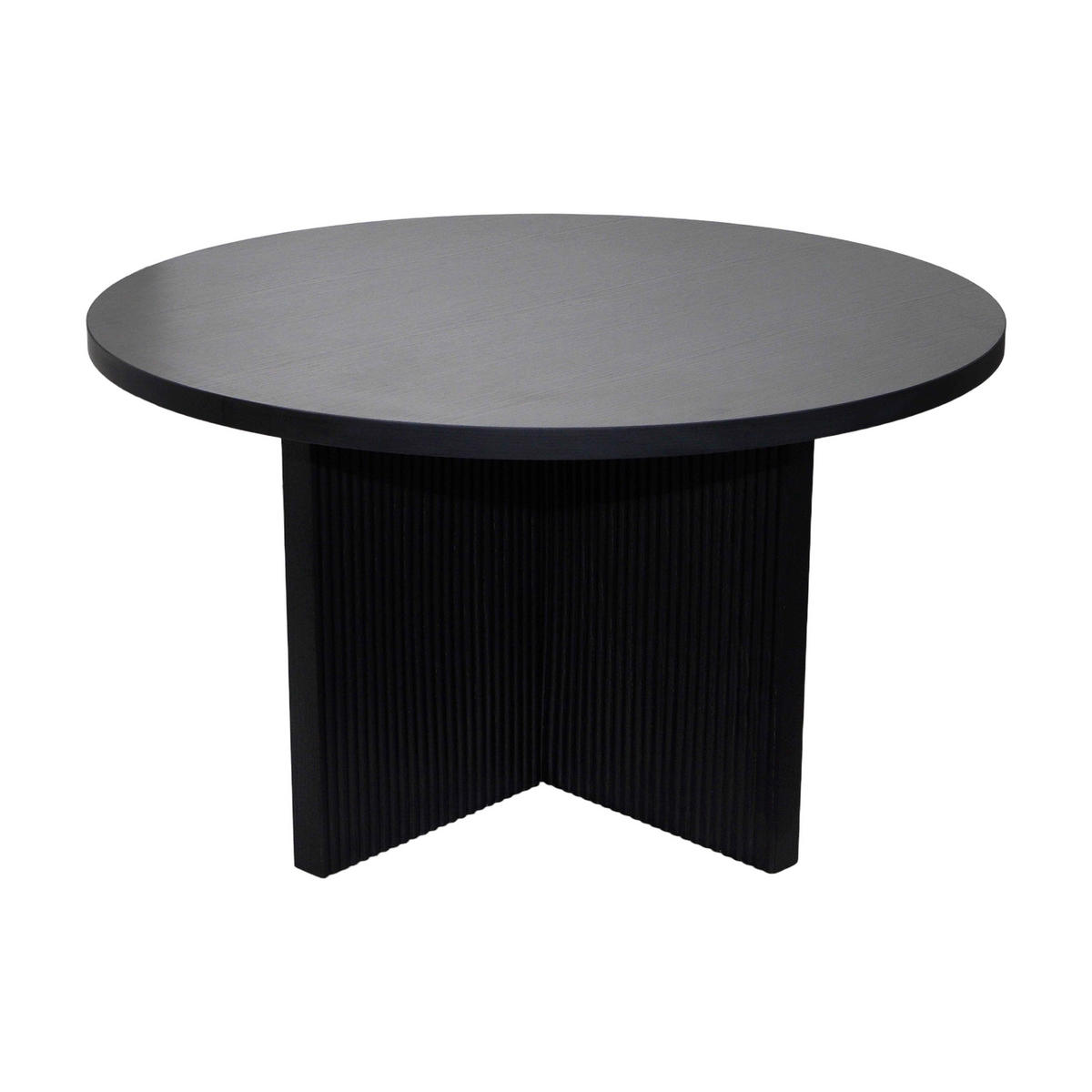COUCHTISCH, schwarzes Holzeffekt - Schwarz, Holz (80/80/45cm) - Oviala