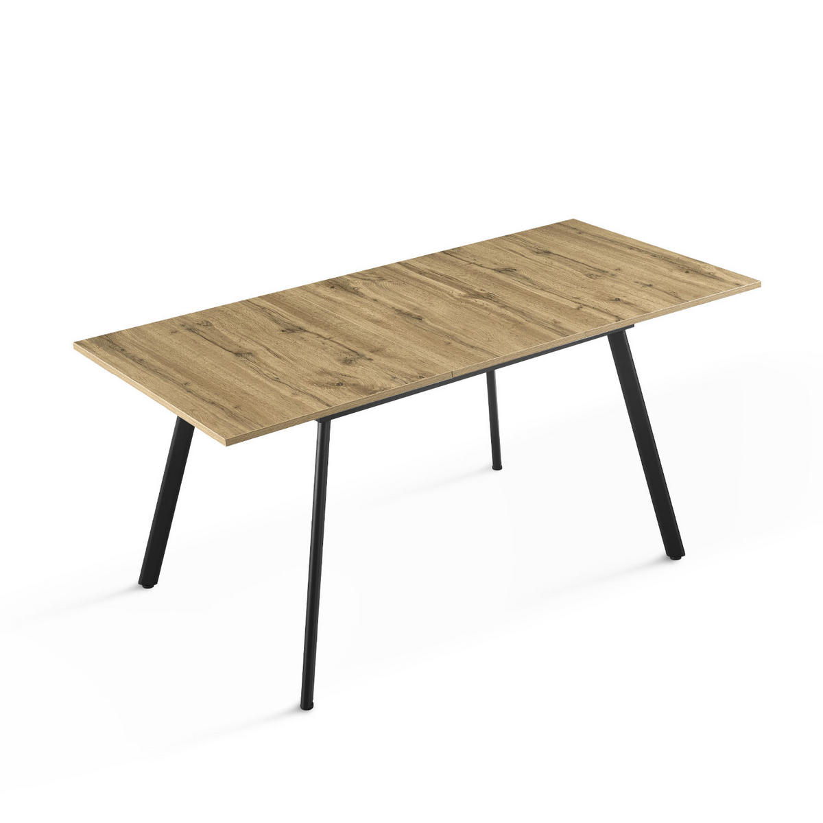 ESSTISCH MARA 120-160/80/76 cm Eiche - Eichefarben, Holz (80/120/76cm) - B&D Home