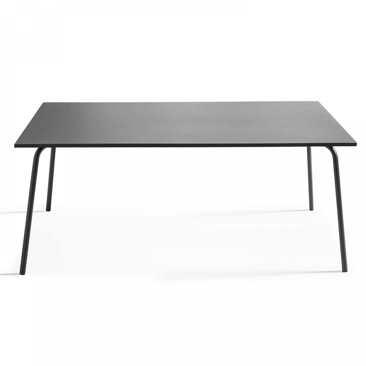 GARTENSET 7-tlg., Grau - Grau, Metall - Oviala