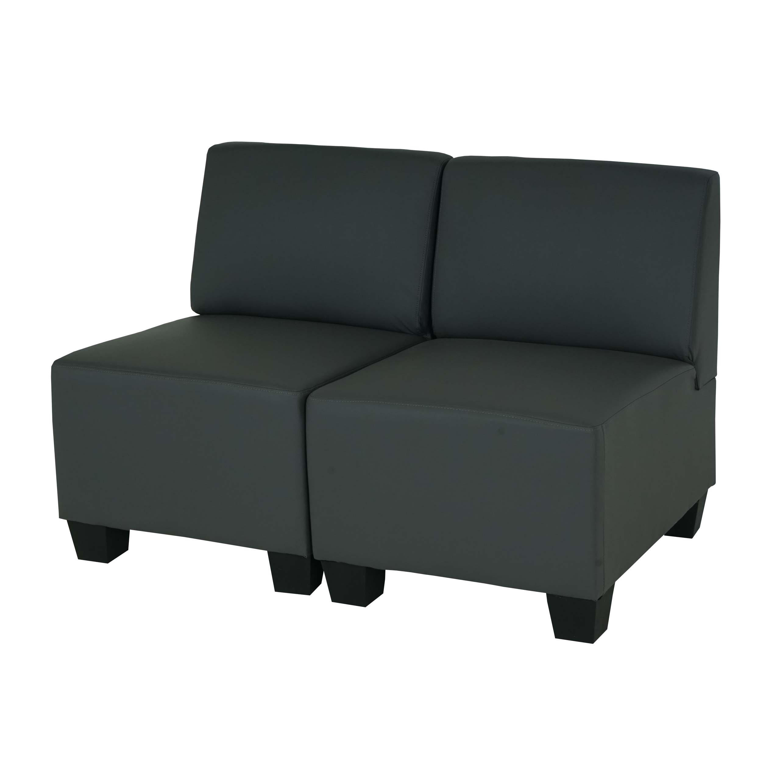 2-SITZER Grau - Grau, Textil (114/76/72cm) - MCW