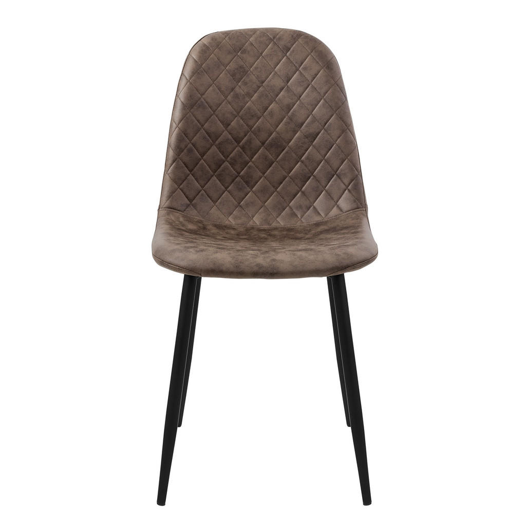 Thumbnail - Ml-Design Stuhl, Braun, Metall, 4-Sitzer, 51x89x44 cm, Esszimmer, Stühle, Esszimmerstühle, Vierfußstühle