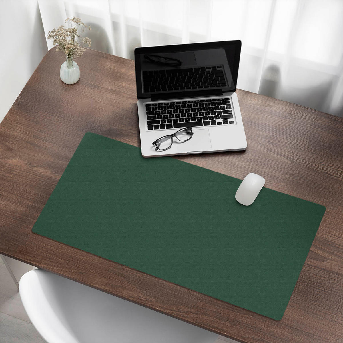 SCHREIBTISCHUNTERLAGE 90x45 cm Grün - Salbeigrün, Kunststoff (90/45/1.6cm) - Wallfluent